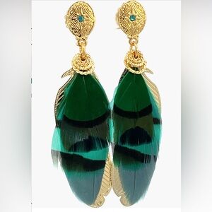 Gas Bijoux Small Sao Feather Earrings